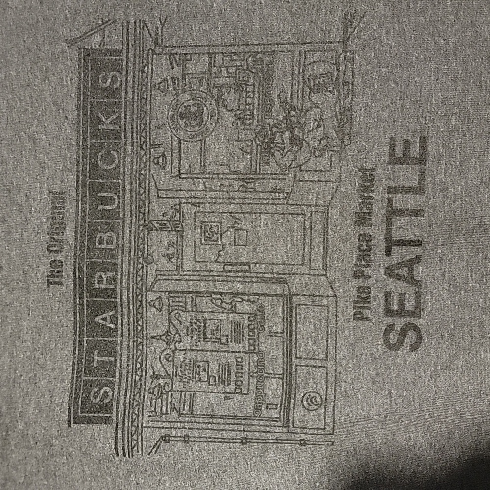 Seattle pikes place starbucks sweatshirt